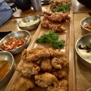 Ondam - Chicken Platter (Sweet & spicy, soy garlic, kkanpung) - Korean Near Me - Santa Clara, California