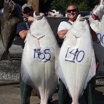Captain Steve's Fishing Lodge - These guys look strong.  But yup, they needed some forearm relief reeling these bad boys in. - Fishing Near Me - Ninilchik, Alaska
