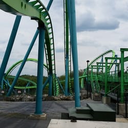 Hydra The Revenge - Hydra's back half, including the 2nd flatspin (corkscrew)
