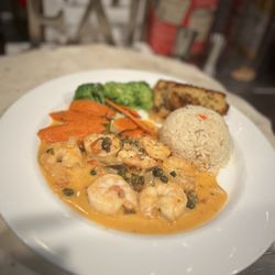 Del Monte grill& cafe - Prawns scampi plate