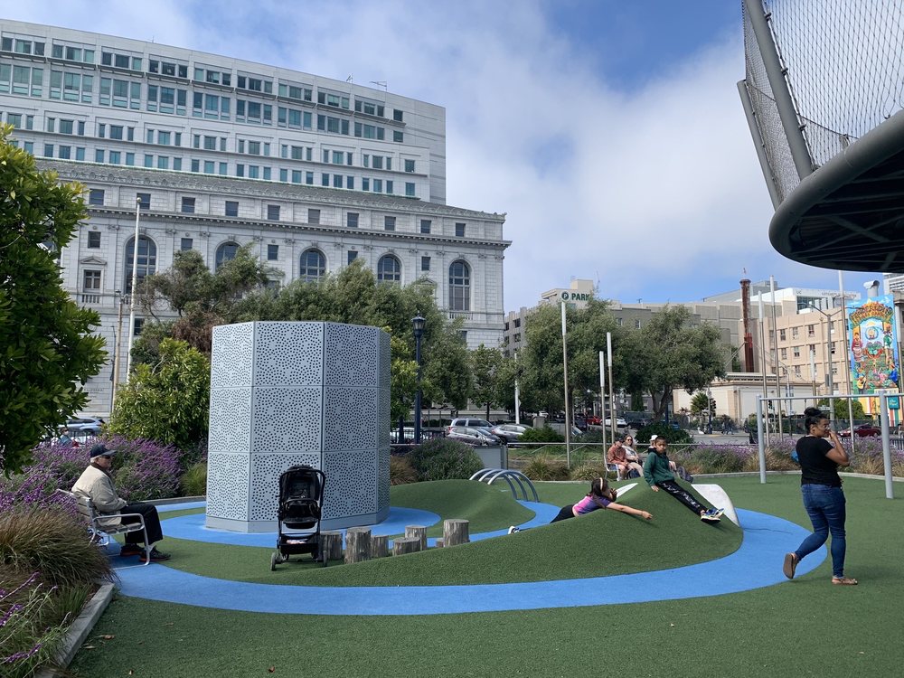 Helen Diller Civic Center Playground Logo