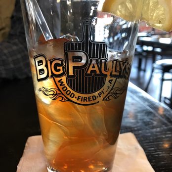 Big Pauly's Wood Fired Pizza - Iced Tea - Pizza Near Me - Plainfield, Illinois