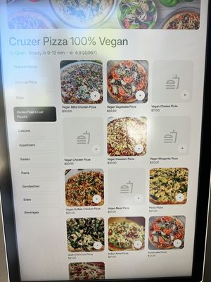 Cruzer Pizza 100% Vegan by null