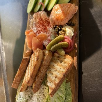Postino Annex - One of the shareable boards with fish, so delicious! - Wine Bars Near Me - Tempe, Arizona