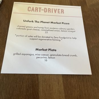 Cart-Driver Lohi - Specials of the day - Pizza Near Me - Denver, Colorado