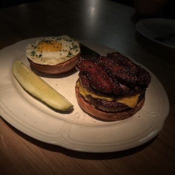 Au Cheval - Double Cheeseburger with egg, bacon and side of beef-fat fries - Bars Near Me - Chicago, Illinois