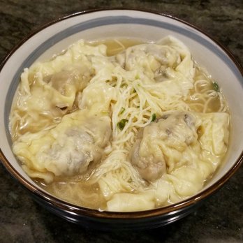 Mike's Noodle House - Sui Kau Noodle Soup, reheated at home - Cantonese Near Me - Seattle, Washington