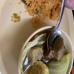 Jaime's Hut - Caldo soup as part of the daily special.