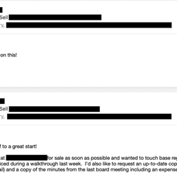 Acclaimed Property Management - The emails I apparently never sent.