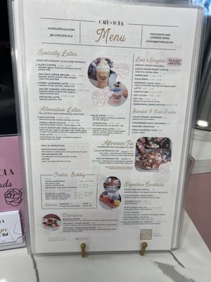 Menu photo 8 Cafe Lola Las Vegas, NV