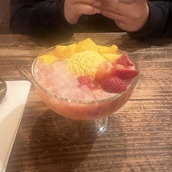 Mango Mango Dessert - A1. Special Mango Juice Sago and Pomelo with Mango Ice Cream - Desserts Near Me - New York, New York