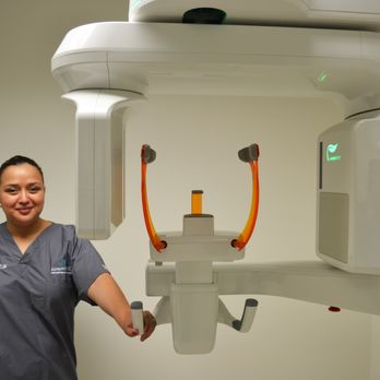 Advanced DDS - In-Office Green CBCT Scanner (in photo, Wendy, Advanced DDS Registered Dental Hygienist) - Oral Surgeons Near Me - Garden City, New York Advanced DDS - In-Office Green CBCT Scanner (in photo, Wendy, Advanced DDS Registered Dental Hygienist) - Oral Surgeons Near Me - Garden City, New York