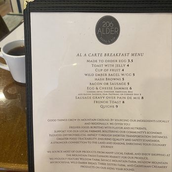 206 Alder Bistro & Bar - Brunch menu - Breakfast & Brunch Near Me - Oakland, Maryland 206 Alder Bistro & Bar - Brunch menu - Breakfast & Brunch Near Me - Oakland, Maryland