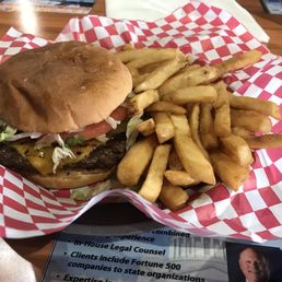 a burger and fries a burger and fries