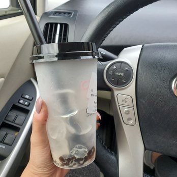 Ume Tea - Asked for less ice, got a cup nearly full of ice. - Coffee & Tea Near Me - Cupertino, California