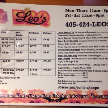 Leo's Barbeque - American Near Me - Oklahoma City, Oklahoma