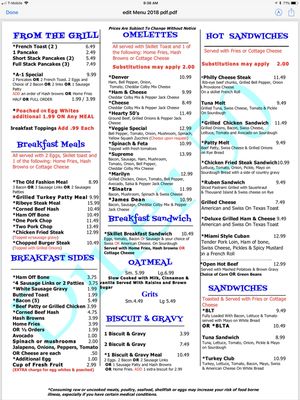 Menu photo 8 Diner 50 Phoenix, AZ