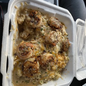 OMG Baked Potatoes - Chicken Alfredo - Soul Food Near Me - Houston, Texas OMG Baked Potatoes - Chicken Alfredo - Soul Food Near Me - Houston, Texas