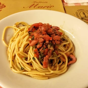 Trattoria Mario - Squid Pasta - Tuscan Near Me - Florence, FI Trattoria Mario - Squid Pasta - Tuscan Near Me - Florence, FI