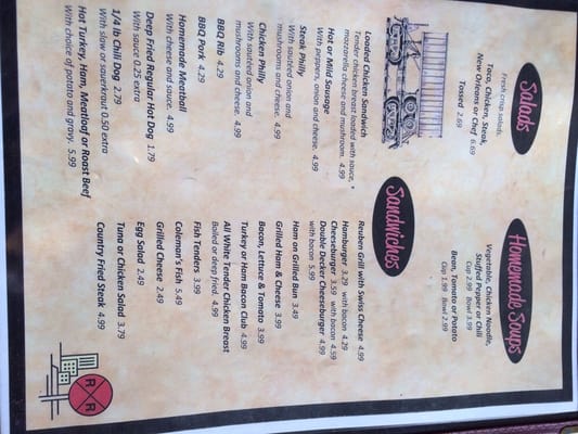 Menu photo 4 Choo-Choo's Restaurant New Martinsville, WV Menu photo 4 Choo-Choo's Restaurant New Martinsville, WV