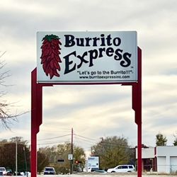 Burrito Express - College Ave - Exterior sign