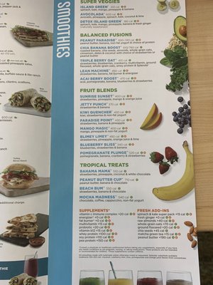 Menu photo 2 Tropical Smoothie Cafe Saint John's, FL