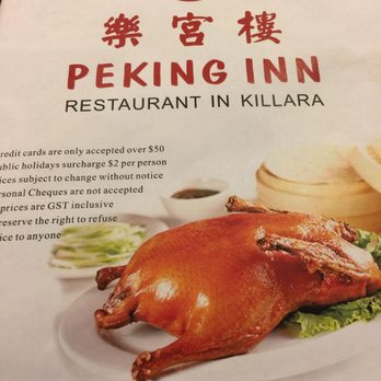 Peking Inn - Menu - Chinese Near Me - East Killara, NSW Peking Inn - Menu - Chinese Near Me - East Killara, NSW
