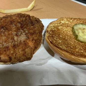 McDonald's - a chicken burger and a pickle sandwich - Fast Food Near Me - Largo, Florida McDonald's - a chicken burger and a pickle sandwich - Fast Food Near Me - Largo, Florida
