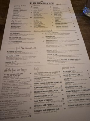 Menu photo 1 The Dearborn Chicago, IL Menu photo 1 The Dearborn Chicago, IL