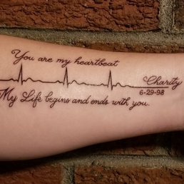 Beautiful tattoo for a daddy who loves his 2 baby girls. Beautiful tattoo for a daddy who loves his 2 baby girls.
