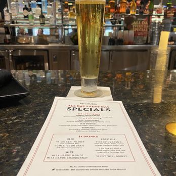 P.F. Chang's - Cold Pilsner was nice. - Chinese Near Me - Carlsbad, California