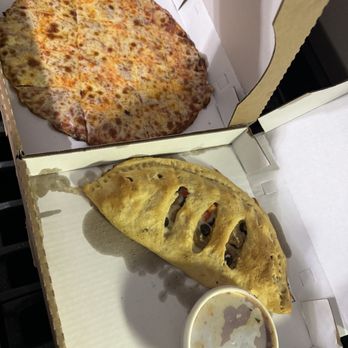 Capones Hideout - Calzone and pepperoni pizza - Pizza Near Me - New Berlin, Illinois