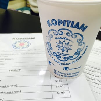 Kopitiam - Coffee that glides - Malaysian Near Me - New York, New York