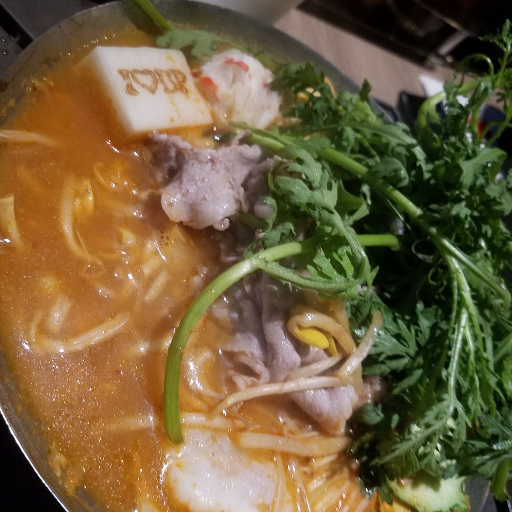 Boiling Point - Korean bean paste medium spicy. - Taiwanese Near Me - San Jose, California Boiling Point - Korean bean paste medium spicy. - Taiwanese Near Me - San Jose, California