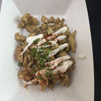 Gyros Xpress - Chicken shawarma sample. It was delicious! - Mediterranean Near Me - Arlington, Texas