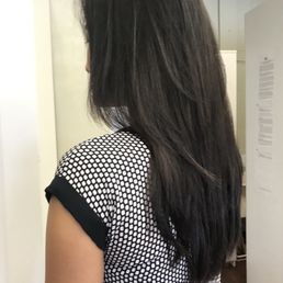 Cut about 3 inches off. My dead ends are gone!