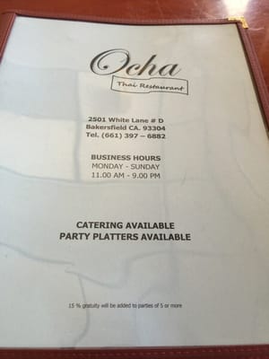 Ocha Thai Restaurant by null