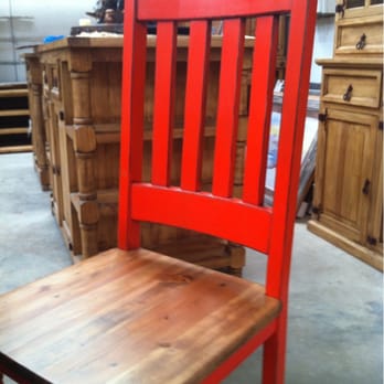 Happy Trails Furniture - Fiesta colored solid wood chair - Home Decor Near Me - Clyde, Texas