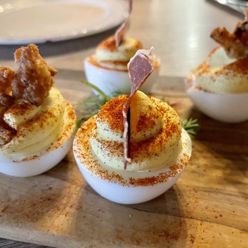 RANGE kitchen & tap - Delish deviled eggs! - New American Near Me - Roseville, California RANGE kitchen & tap - Delish deviled eggs! - New American Near Me - Roseville, California