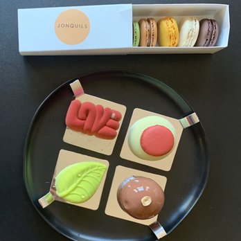 Jonquils Cafe & Bakery - matcha lemon, hazelnut caramel, love, and pistachio raspberry dessert and Macarons - Cafes Near Me - Boston, Massachusetts Jonquils Cafe & Bakery - matcha lemon, hazelnut caramel, love, and pistachio raspberry dessert and Macarons - Cafes Near Me - Boston, Massachusetts