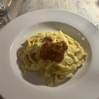Buona Forchetta - Pasta - Homemade Egg Pappardelle Pasta with the Buona Forchetta Sauce - Italian Near Me - Newport Beach, California