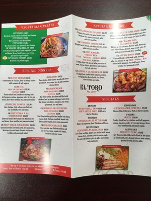 Menu photo 2 El Toro Wilmington, DE