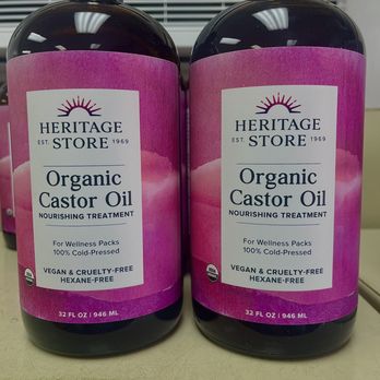 Natures Cornucopia - two bottles of organic castor oil - Health Markets Near Me - Sidney, Ohio