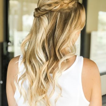 Lesley Simon - Half braided updo - Hair Stylists Near Me