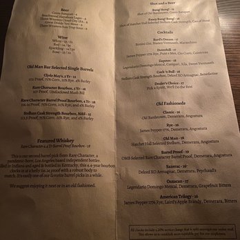Old Man Bar - General Menu - Bars Near Me - Culver City, California Old Man Bar - General Menu - Bars Near Me - Culver City, California