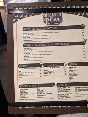 Menu photo 6 The Grisly Pear New York, NY Menu photo 6 The Grisly Pear New York, NY