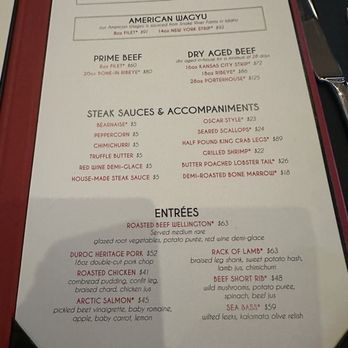 Gordon Ramsay Steak - Menu - Steakhouses Near Me - Westlake, Louisiana