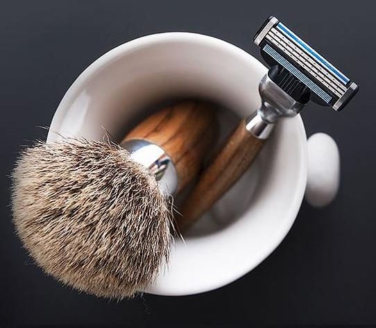 Your Father's Moustache Barber Shop Logo