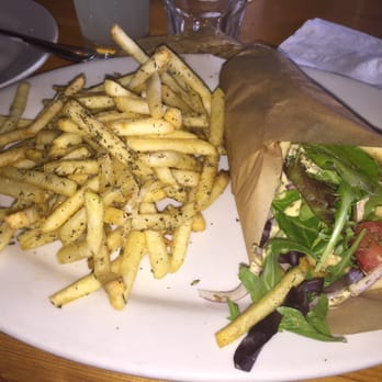 Kentro Greek Kitchen - Lamb Pita w/ fries. - Greek Near Me - Fullerton, California