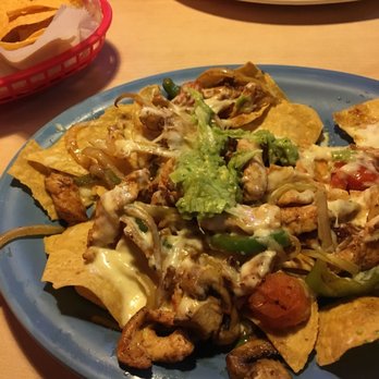 El Tapatio - Chicken nachos. Guacamole added later. - Mexican Near Me - Rock Hill, South Carolina